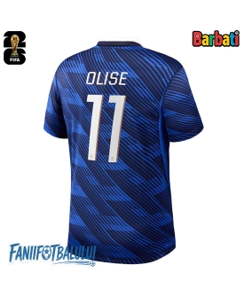 Franța Michael Olise #11 Tricou Fotbal Replică Mondial 2026 Barbati Acasa